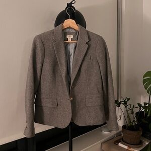 J crew grey blazer